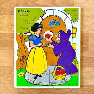 🧩VINTAGE 1979 PLAYSKOOL WOOD PUZZLE